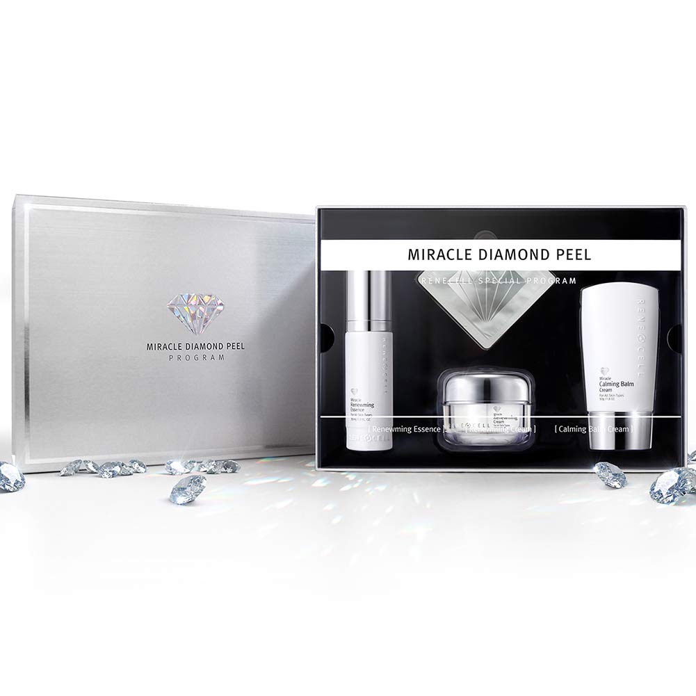 zama 　MIRACLE DIAMOND PEEL PROGRAM RENECELL Miracle Diamond Peel Program 4-items Full Set Anti